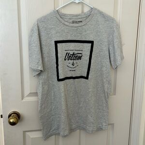 Volcom Gray Oversized T Shirt
